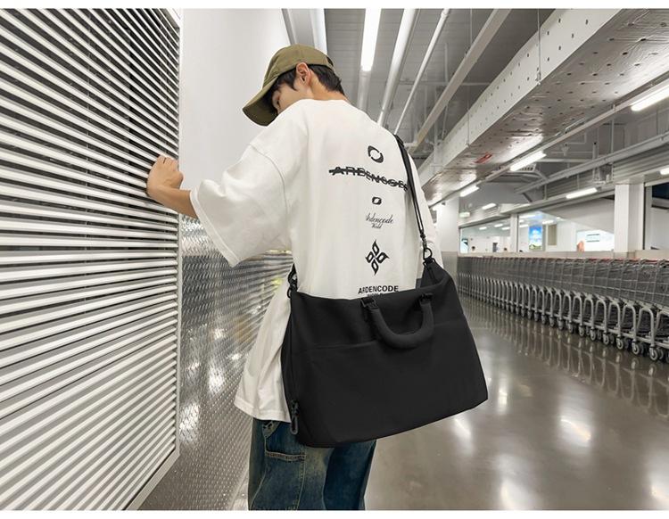 Dry and wet separation storage crossbody bag 2026 new Hong Kong style large-capacity shoulder bag versatile sports outdoor fitness bag