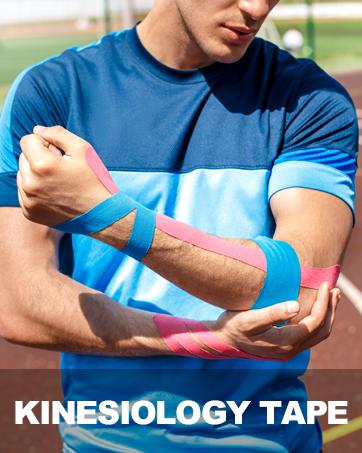 4 Rolls Kinesiology Precut, Cotton Elastic Athletic Latex Free,20 Strips per Roll 2in x 16ft,Muscle Support,Beige