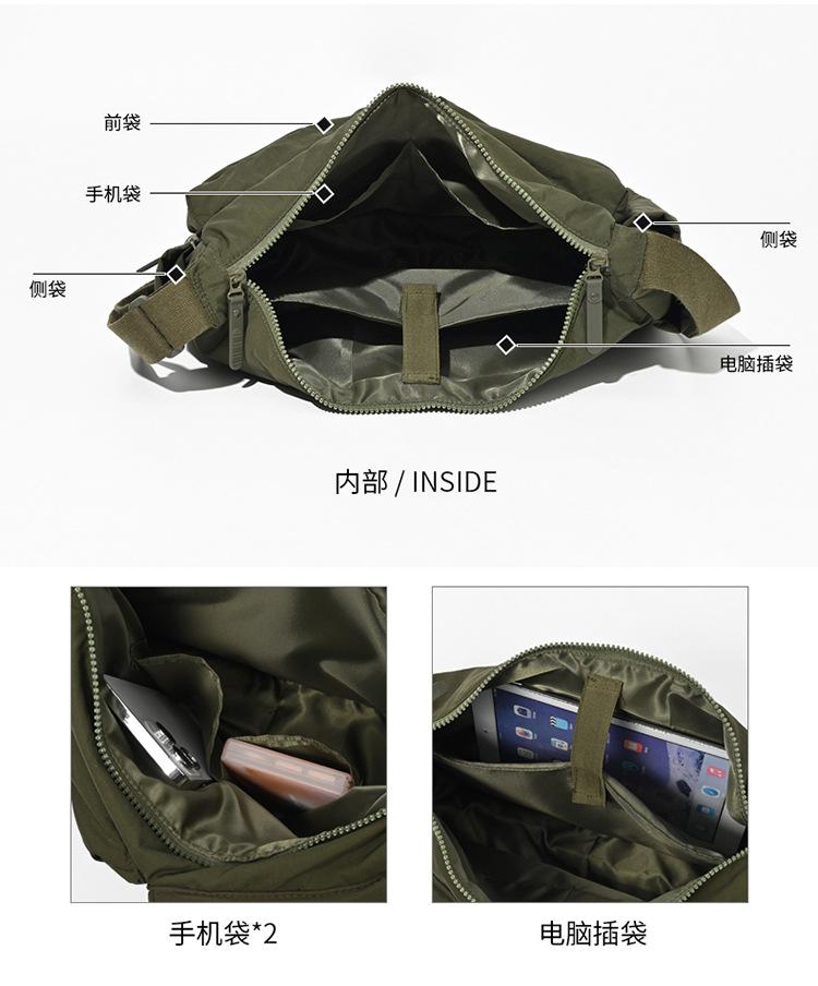 Casual Multi-pocket Messenger Bags for Women Fashion Nylon Shoulder Bag Ladies Large Handbags Female Travel Shopping Tote Purse