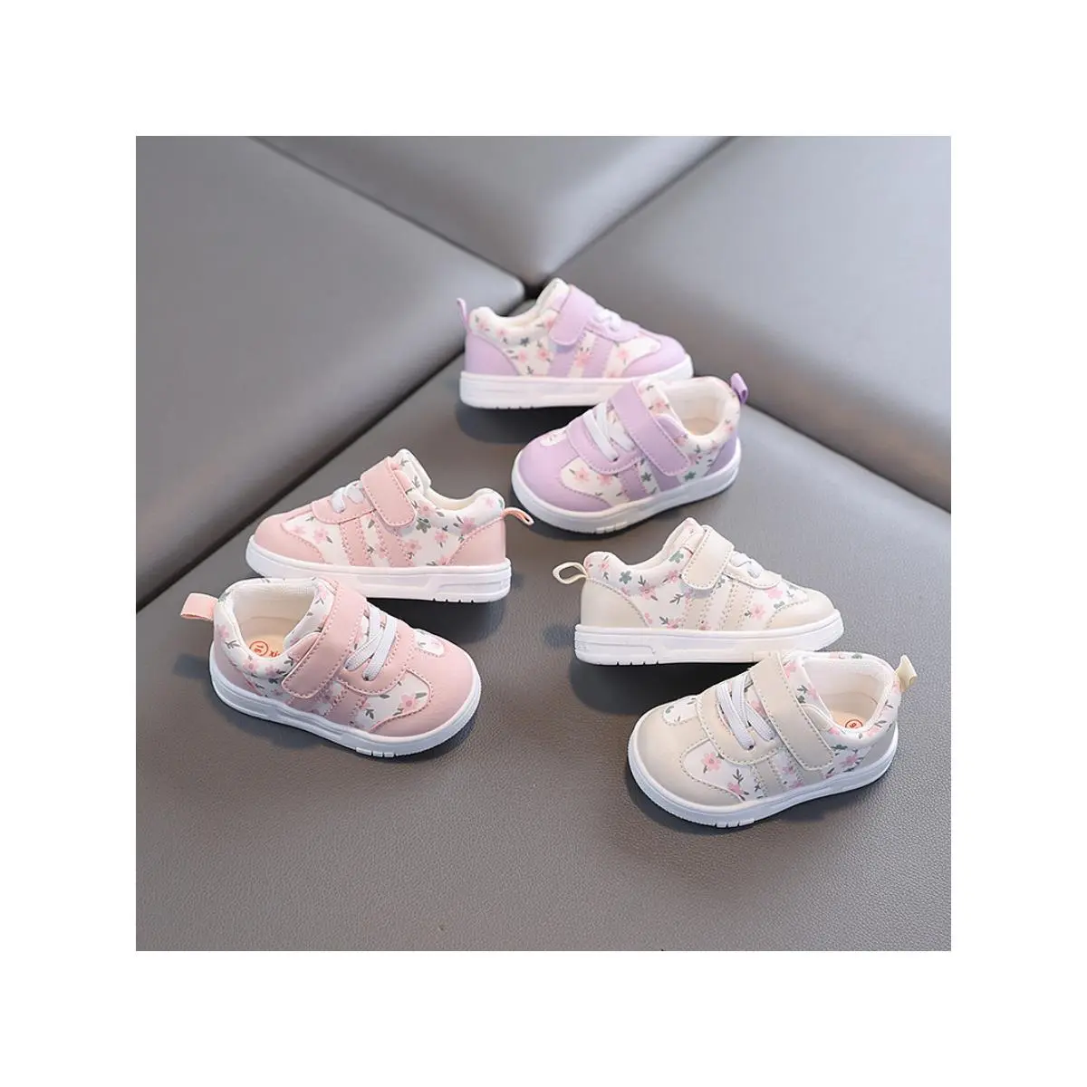 [Soft-Sole Anti Slip] Spring Autumn New 1- Baby Soft-Sole Anti Slip Shoes Children'S Shoes Boys And Girls Anti Fall Walking Shoes