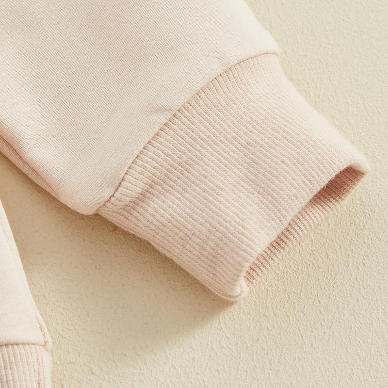 Toddler Baby Girl Boy Aunties Bestie Clothes Long Sleeve Letter Print T-Shirt with Elastic Waist Pants Set Outfit