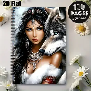 1 Spiral Coil Notebook 5.7x8.26 Inch, High-Quality Lined Pages, Durable Binding, Perfect for Camping Journal, Travel Diary, Outdoor Adventure Log, Ideal Gift for Nature Lovers, Great for Hiking Trips, Road Trips, Birthday Present, Holiday Gift [2D]
