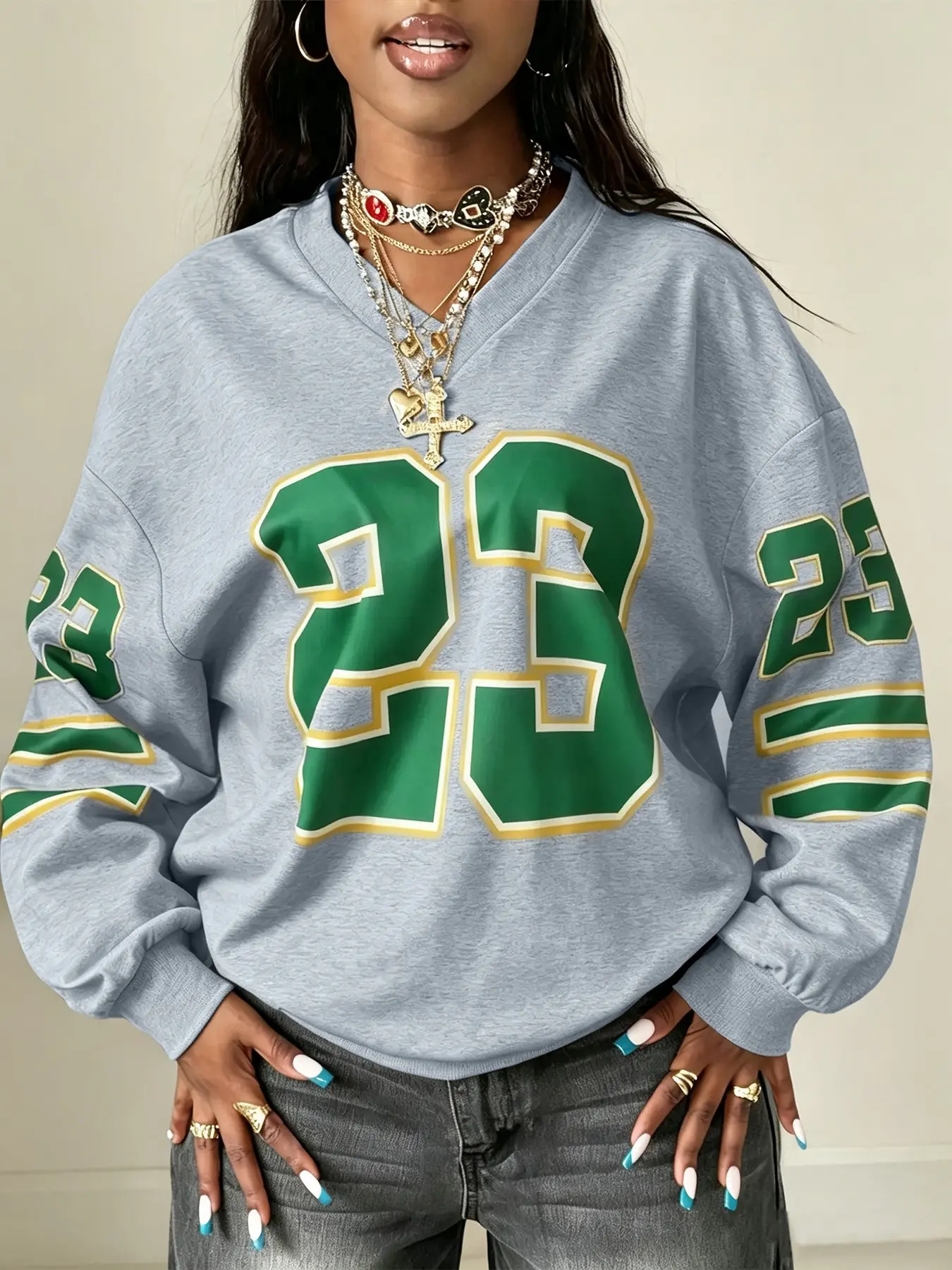 Women's Simple Striped Zipper Hoodie, Long Sleeve, Casual Daily Wear, Comfortable and Stylish, Perfect for Spring & Fall Seasons