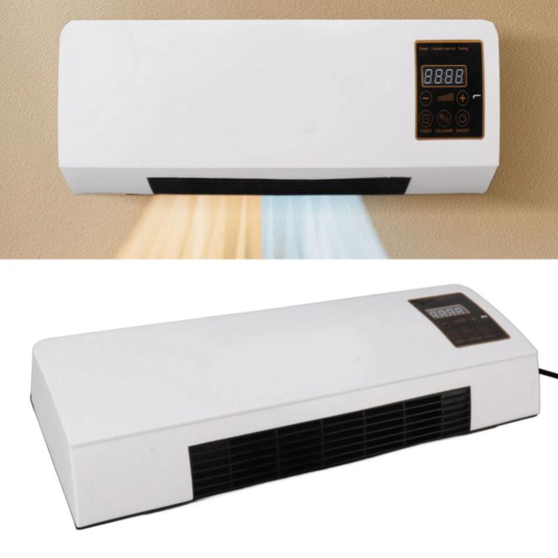 Wall Mount Heater Dual Use Highly Efficient Wide Angles Mobile Small Conditioner US Plug 110V