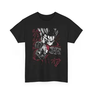 Trigun Vash Anime Graphic T-Shirt – 100% Cotton Short Sleeve Tee, Casual Streetwear Top