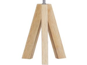 Small Beside Table Lamp Modern Mood Lighting Led Nightlight Wood Tripod Table Lamp with White Fabric Shade Cute Boho Nightstand Minimalist Desk Lamp for Bedroom Living Room Nursery Kids Room Office Dorm