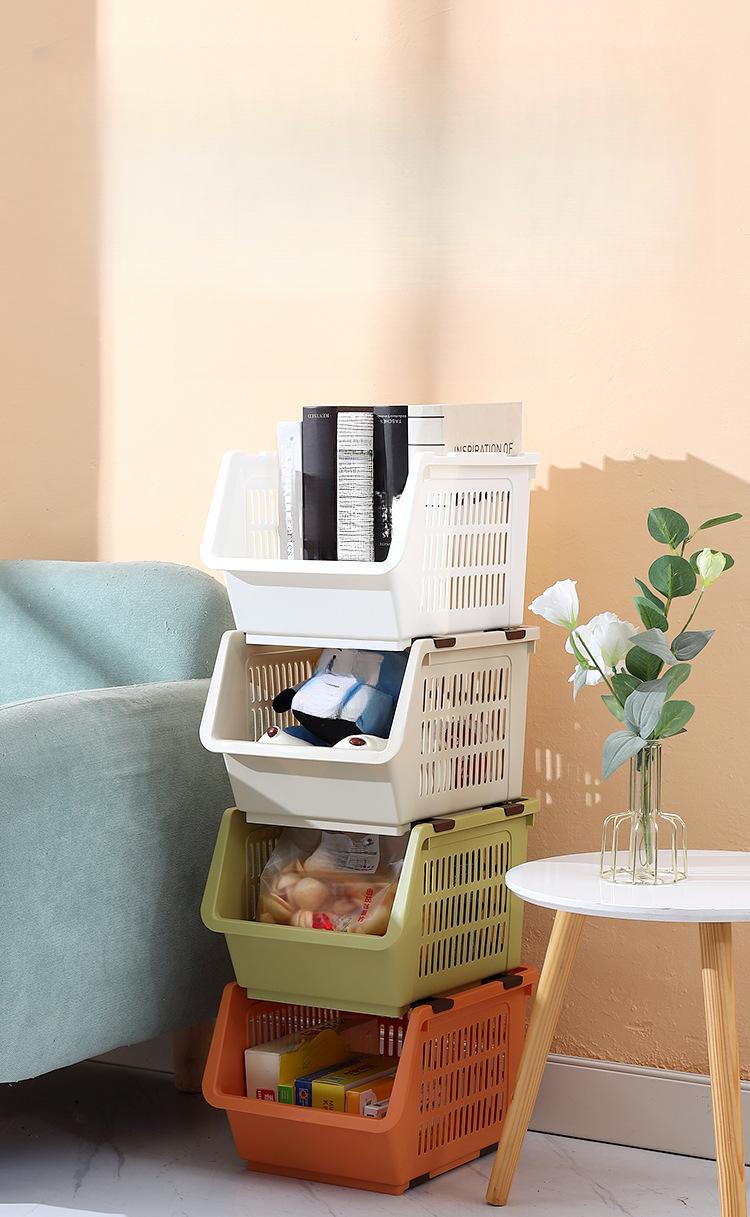 Multi-layer Vegetable and Fruit Storage Basket Kitchen Rack Household Miscellaneous Storage Organizer Multi-functional Vegetable Basket Rack