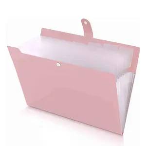 File Organizer, 12-Compartment A4 Folder, Labeled Document Box, Ideal for Office, Home, School, Paper File Storage Solution