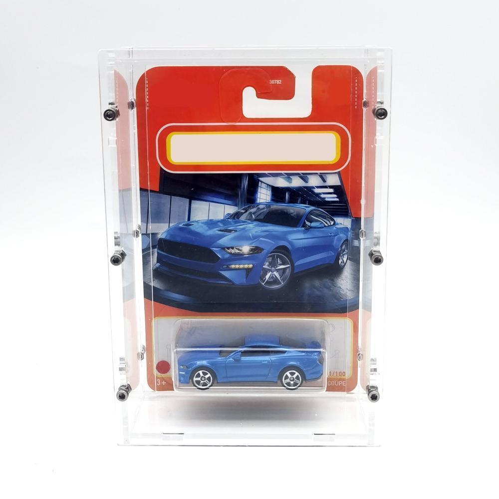 Bob 1/64 Model Car Display Case (without cars in pictures) For Hotwheels Acrylic Transparent High Grade Screw Fixed Display Box