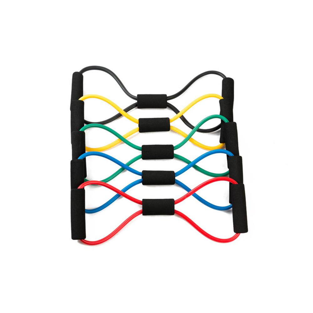 Elastic Multi Function Exercise Band, 8 Shaped Pull Rope For Full Body Strength Training, Versatile Durable Fitness Equipment Suitable For Home Gym Workouts And Daily Sports Practice Activities