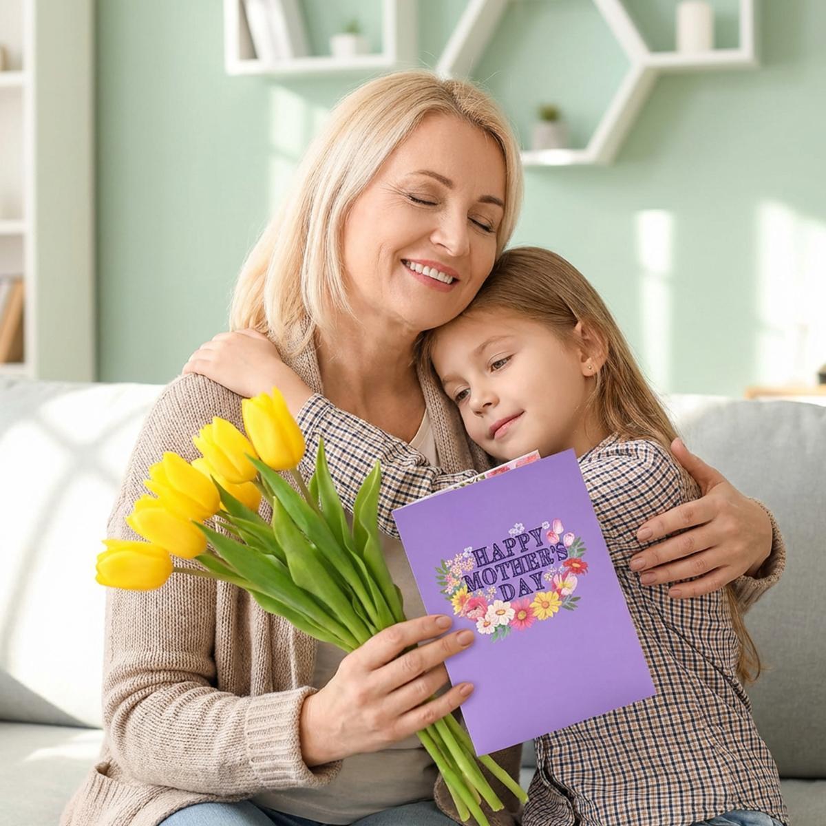 3D Pop Up Mother's Day Greeting Card - Thoughtful Gift for Mom Wife Girlfriend Sister Daughter Friend | Birthday Thank You Anniversary Mother's Day Get Well Card