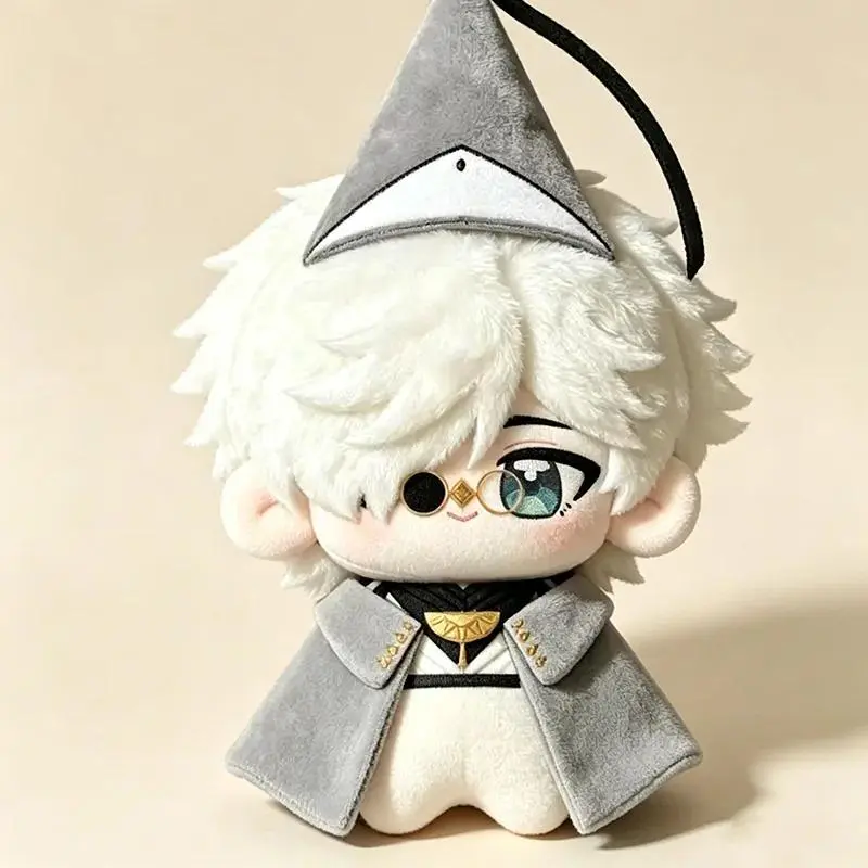Cute 10cm Witch Hat Atelier Qifrey Nunu Plush Toys Pendant Cute Cotton Doll Ornament Birthday Holiday Gift Fans and Collectors