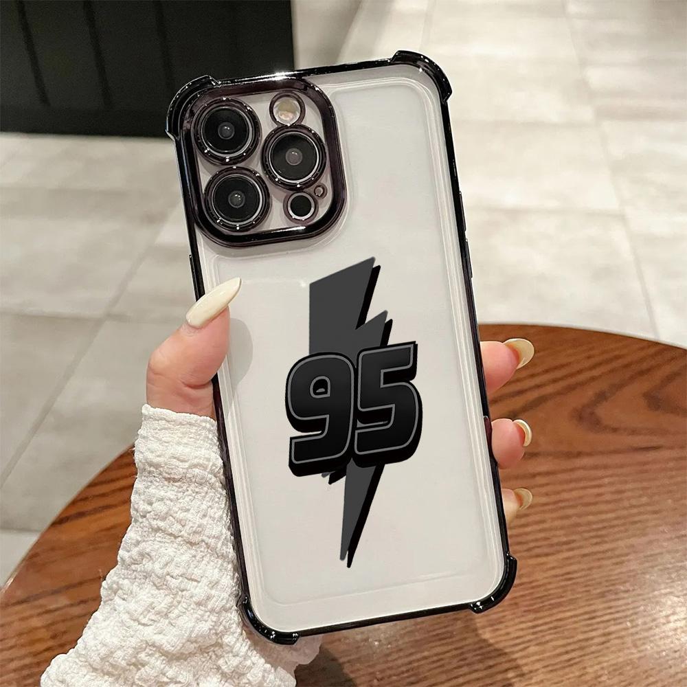 2026 New McQueens Plating Phone Case For iPhone 17 16e 16 15 14 13 12 11 Pro Max X XR XSMax 7 8 Mini Air Plus Anti-Fall Airabag