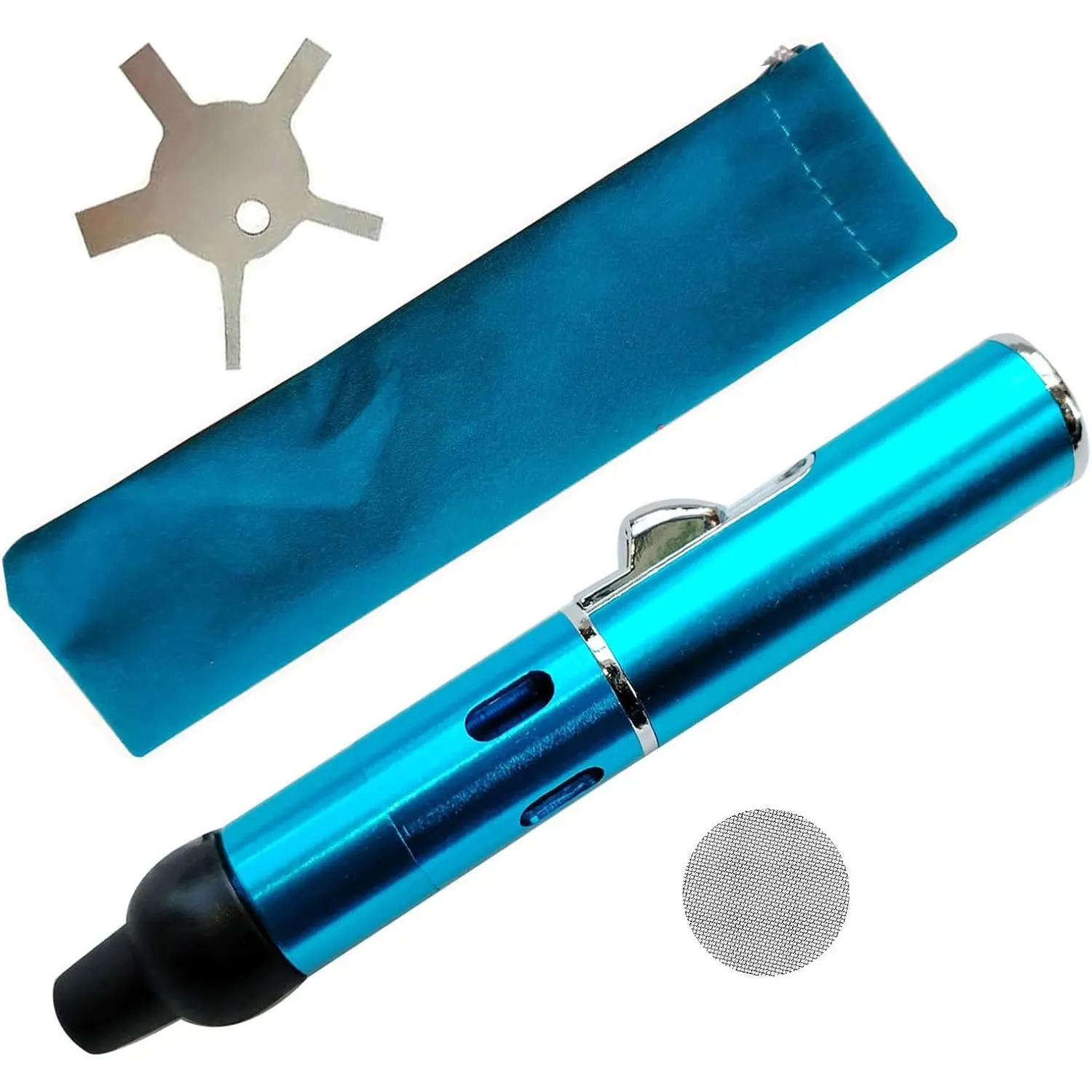 Lighter,Multifunctional All-in-One Tube-in Detachable Lighter,,Indoor,Camping,Candle,Birthday,Sky Blue