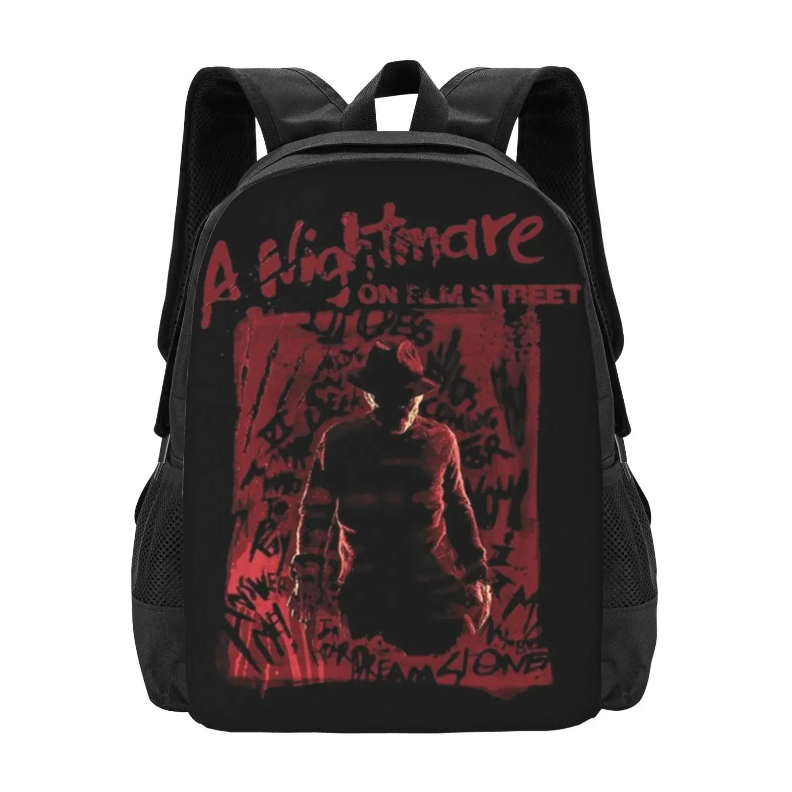 A Nightmare On Elm Street 'Freddy Silhouette' Backpack Fashion Travel Backpack Laptop Backpack 16ch Simple And Large Capacity