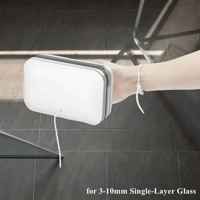 Magnetic Window Cleaner for Single Pane Glass, Handheld No Battery Required Strong Magnetic Adsorption for High-Rise & Home Windows