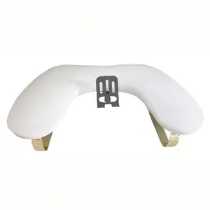U-Shaped Nail Art Hand Pillow with Phone Holder, Soft PU Material, Professional Nail Salon Use, Suitable for Nail Artists & Enthusiasts