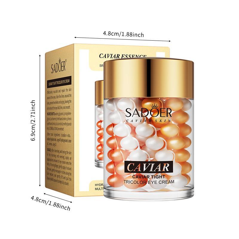 60g Caviar Essence Eye Cream, Refreshing Eye Care Lotion, Moisturizing Eye Care for Women, Holiday Skin Care Gift, Eye Skin Care Moisturizer, Summer Beauty Supplies, Korean Skincare, Skincare Products, Eye Gel