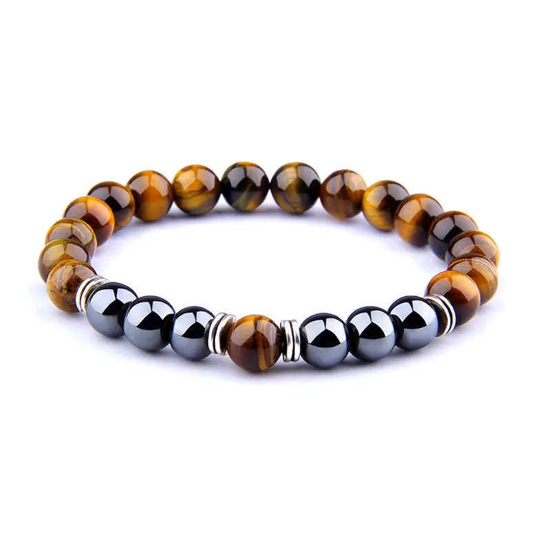 Natural Amethyst Crystal Bracelet - Healing Chakra Stone Beaded Jewelry for Men Women, Daily Wear Stackable Wristband, Unisex Spiritual Gift, Positive Energy Calmness Intuition