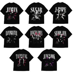 Vintage Seven Members Comfort Colors Shirt, Kpop Member Merch, Retro 90s Style Music Band Shirt, Gifts For Fan