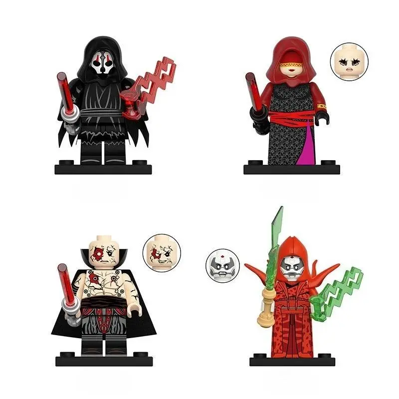 2026 new hot item  Halloween horror building block figurine small particles mosaic super English doll toy small ornament
