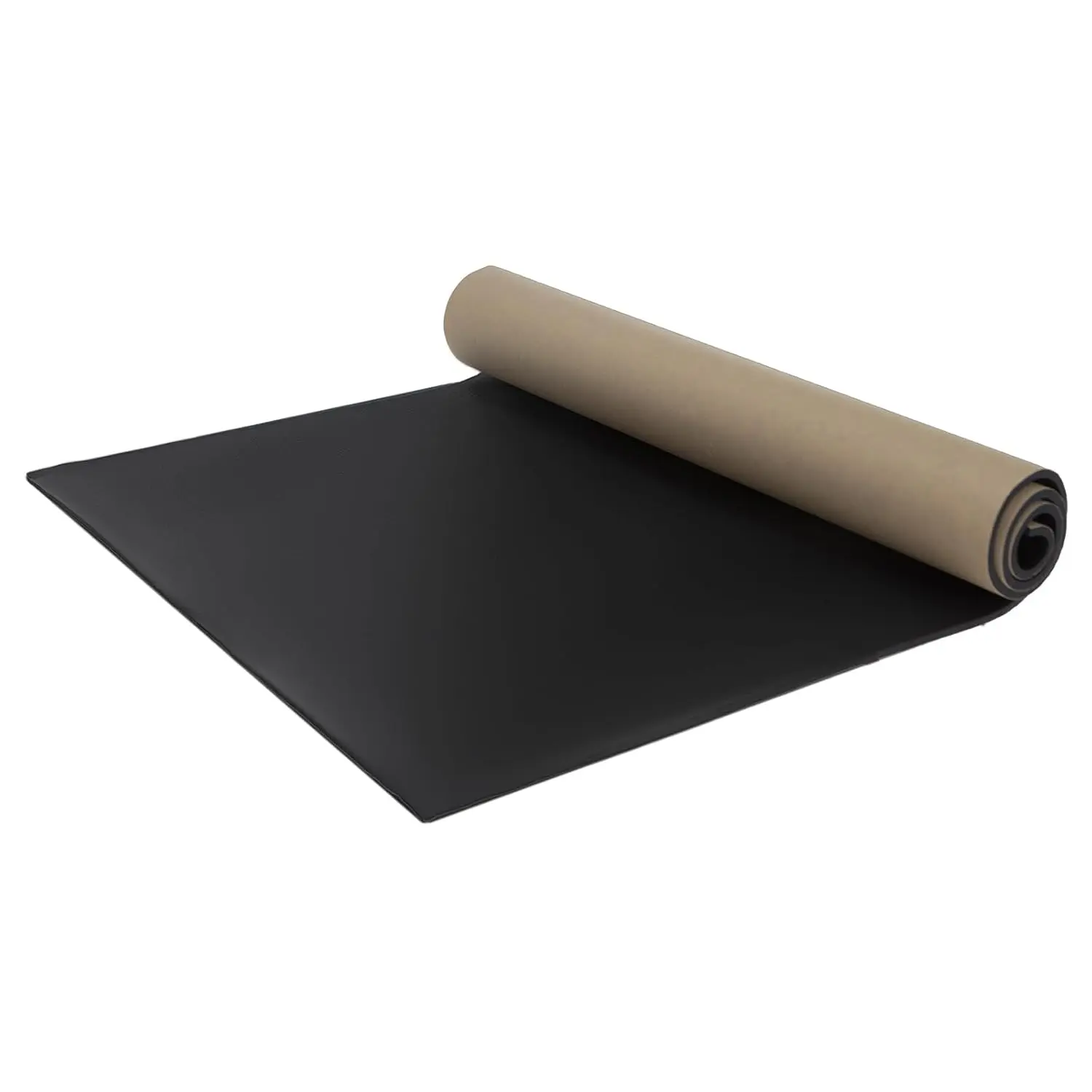 Adhesive Neoprene  Sheet, 1/8" x 12" x 24", Soundproof Gaskets |  closed cell rubber, weather resistant for indoor outdoor use