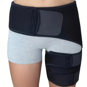 Hip Brace for Women, Men, Unisex Design - Sciatica Brace - Groin Pull Compression Wrap - Sciatic Nerve Pain Relief, Thigh Compression Sleeve, SI Belt, Hamstring Compression Sleeve