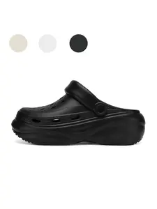 Unisex Functional Style Clogs: Adjustable Heel Strap, Statement Clogs For Streetwear & Cool Outfits