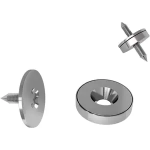 Cabinet Magnetic Catch,4pcs Magnetic Door Catch Strong Cabinet Door Magnet Latch, Magnetic Closure Closet Door Closing Drawer
