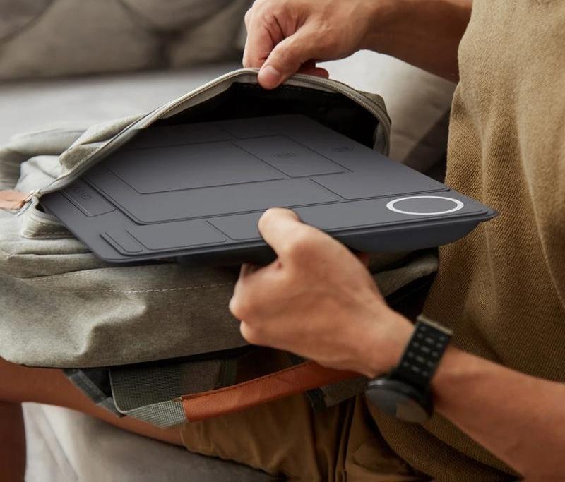 Modulemaster Laptop Stand - Ultra Thin Portable Ergonomic Five Angles Height Adjustment for Laptops Tablets and Phones - One Fold Setup for Comfortable Viewing Modulemaster Laptop Stand - Ultra Thin Portable Ergonomic Five Angles Height Adjustment for Laptops Tablets and Phones - One Fold Setup for Comfortable Viewing