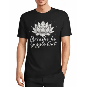 Laugh Your Way to Zen with Hasyayoga and Laughing Buddha Style 26 T-Shirt - Graphic Shirts for Men, Male Tshirt, Graphic T Shirts, Vintage Graphic Tee Men