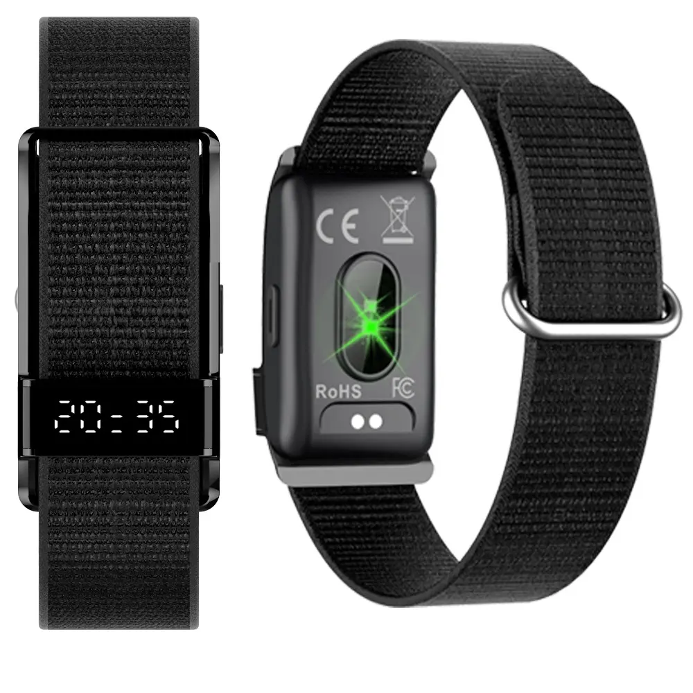 Smart Bracelet Wearable Fitness Tracker for Men, Smart Sports Devices, Activity Tracker with Heart Rate/Sleeping Monitor, Call Reminder, Multiple Sports Modes, Adjustable Strap, IP68 Waterproof, Free APP, Compatible for Android and IOS