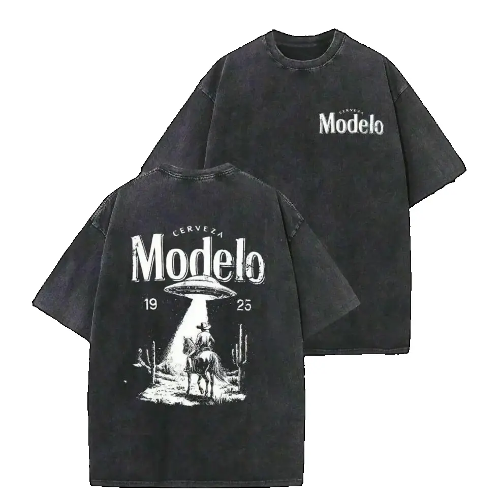 Men's Plus Size 230g 100% Premium Cotton Crew Round Neck Acid Wash Tee - Dark Grey Heavyweight Loose Drop Shoulder Menswear Top, USA-Made Vintage Grunge Streetwear for Gym, Daily Use (Cargo Denim-Joggers Compatible)