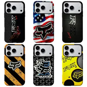 Fox Racing Logo Motocross Full-Body Sublimation Glossy 2-In-1 Protective Phone Case For iPhone 17-11 (Pro Max, Pro Plus) & Samsung S26-23