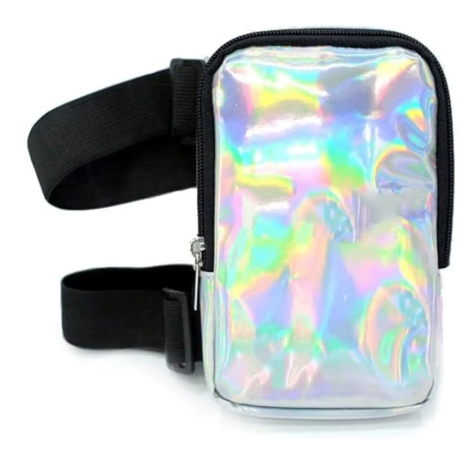Holographic Adjustable Thigh Leg Bag - Iridescent Cyberpunk Hip Pouch Women's Fanny Packs & Belt Bags, Waist-Carry Accessory for Music Festival, Motorcycle Riding, Waist Women's Fanny Packs & Belt Bags,back to school,back to school haul