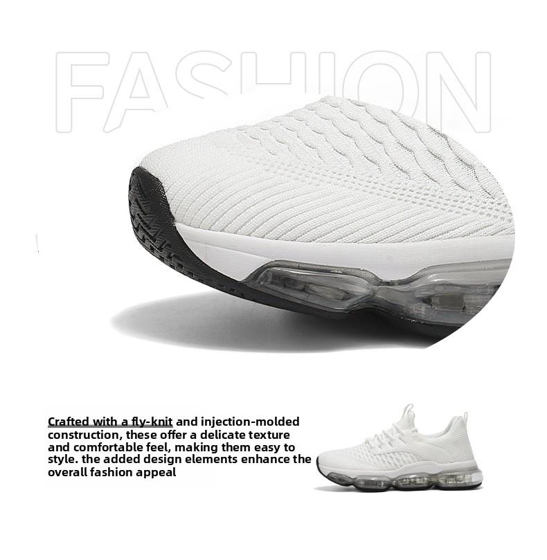 Mesler Men's Sporty Solid RoundToe Laces Trainers, Fashionable Lace UpFront Mesh Breathable Comfortable Sports Air Running Shoes Sporty Lightweight Breathable Running Shoes For Exercise & Daily Wear