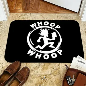 Juggalo Funny Welcome Doormat, Hatchetman Logo Rug, Whoop Whoop Entrance Mat, Horrorcore Hip Hop Fan Gift, Insane Clown Posse Inspired Home Decor, ICP Fan Accessories