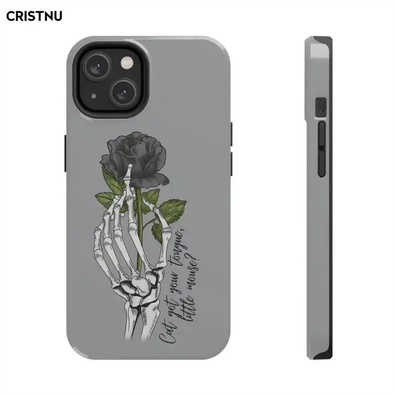 Cat and Mouse Tough Phone Case, Dark Romance Phone Case, Book Phone Case, Reading Phone Case Durable Protective Compatible with iPhone 17 Pro case