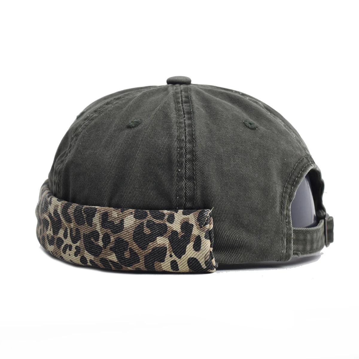 Washed Docker Beanie Brimless Cap Hat Without Visor Solid Color Retro Vintage Street Style Spring Autumn Outdoor Gorras