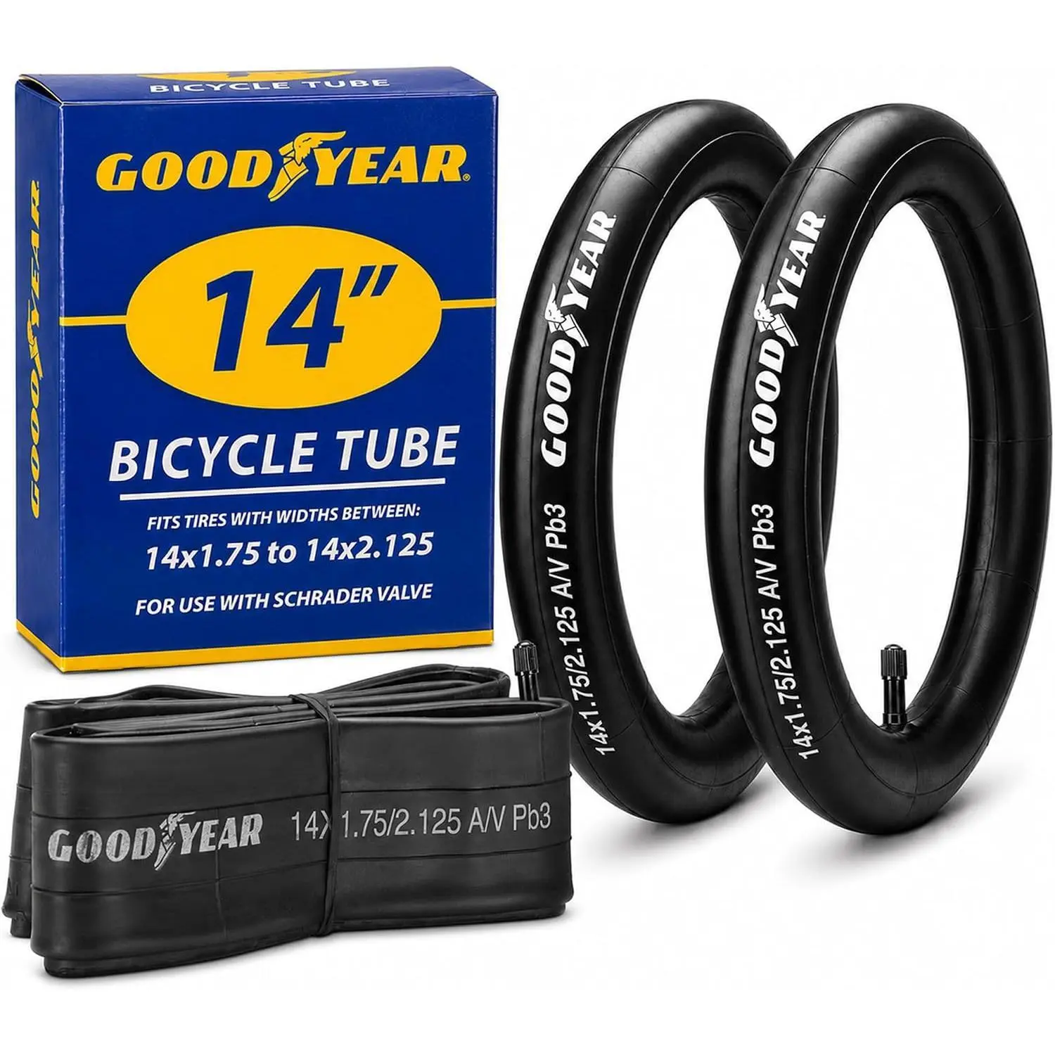 Butyl Rubber Bicycle Tube, Traditional Bike Repair Accessory with Multi-Size Options, Efficient Roll & Puncture Resistance for Premium Cycling, Bike Repairs, Puncture Res.