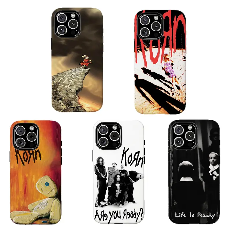 K-Korn Classic Nu Metal Band Phone Case,Underground Rock Music Lover Gift,For iPhone 17 Pro Max 16 15 14 13 12 11 8 7 Plus Pro Max/X/XS/XR and for Samsung S21 S22 S23 S24 S25 S26 Fe/Plus/Ultra,Best Gift Idea, Protection Casing