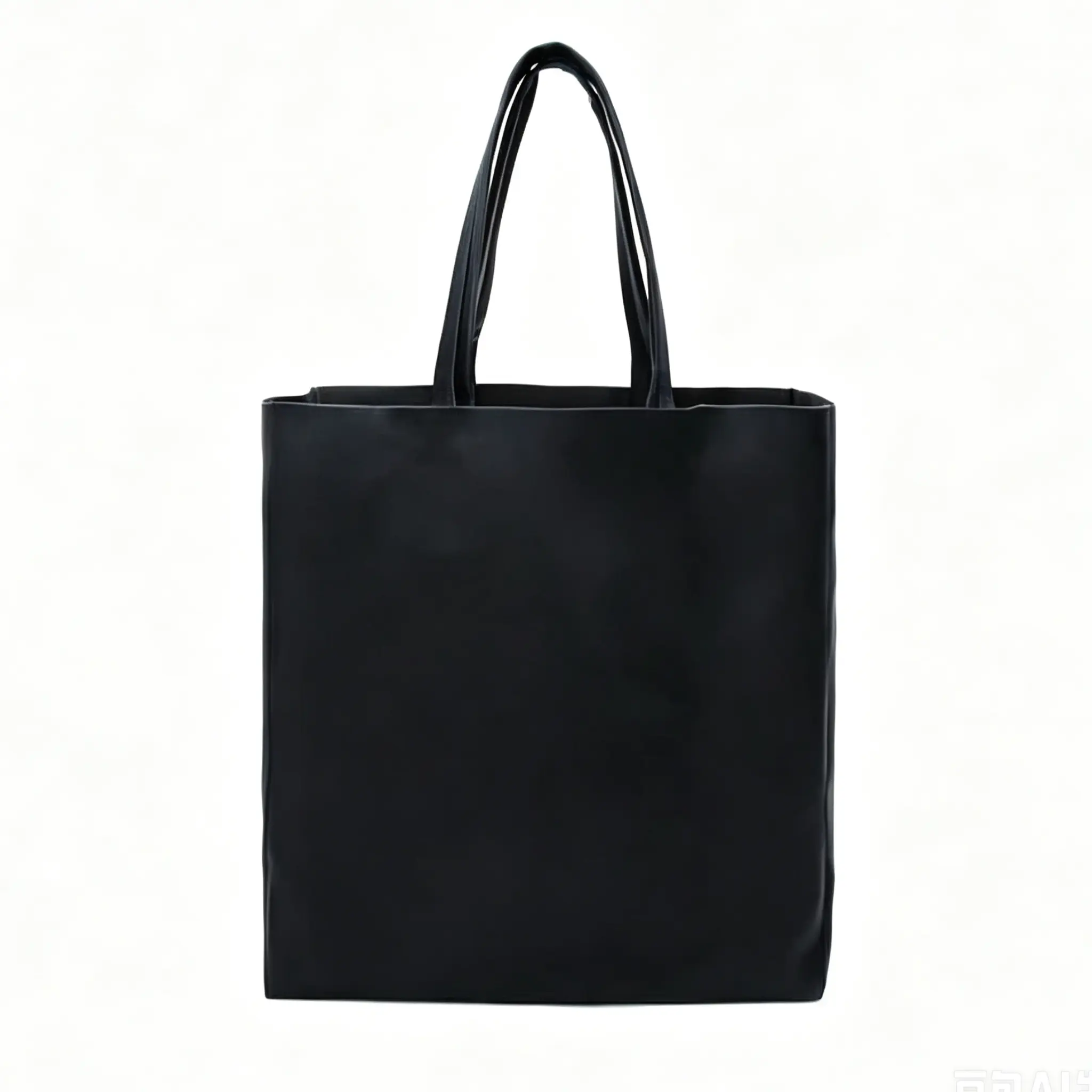 Men's Unisex Vintage Brown Vertical Shape PU Leather Tote Bag - Distressed Casual Large-Capacity Commuter Handbag, Korean-Style Simple Shoulder Briefcase CS017