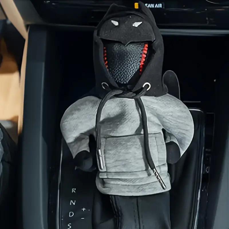 Creative Hooded Design Car Gear Shift Cover, Dust-proof Car Gear Shift Cover, Car Interior Decoration Accessories for Men & Women