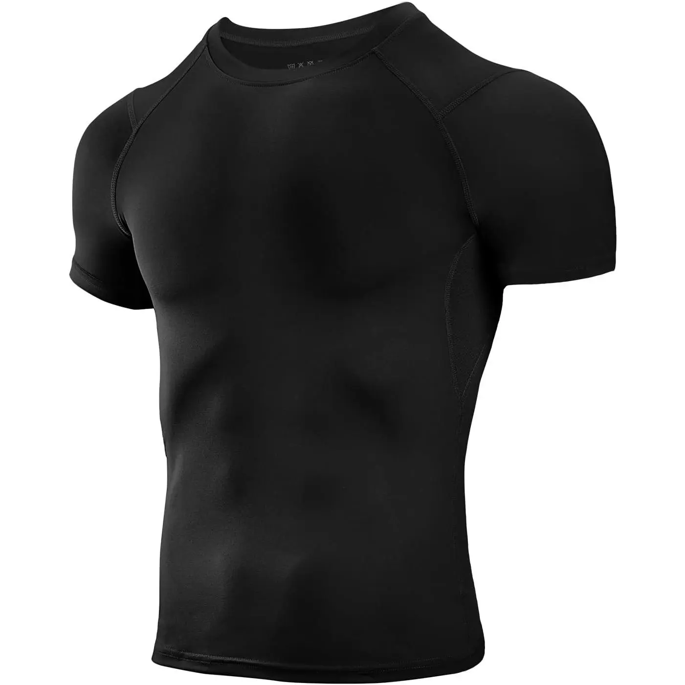 Men's Short Sleeve Compression Shirt - Dry Fit Athletic Workout Top, Rash Guard Base Layer UndershirtGift