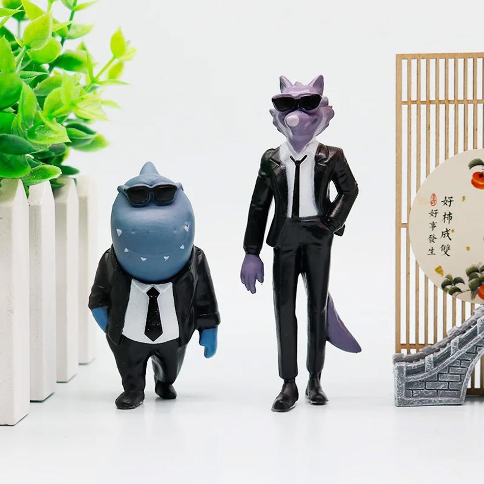 Hot 6Pcs/Set The Bad Guys 2 Action Figures, Anime Model Toys, Cake Topper Decorations, Collectible Figurines for Kids & Adults