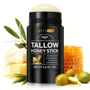 Atoany Butter Honey Stick 75g, Moisturizing Ingredients, Smooth Texture, Solid Design, Ideal for Elbows, Knees, Heels, Lips, Daily Care
