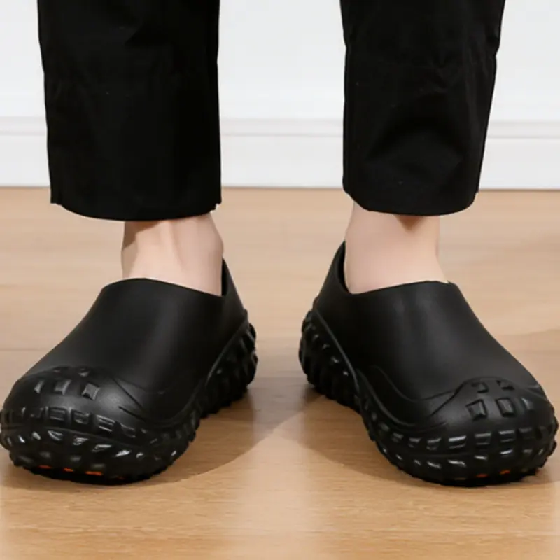BDHJYDB Men's Slip-On EVA Foam Running Shoes - Anti-Slip, Lightweight, Supportive Synthetic Footwear with Polyurethane Elements for All-Day Standing & Outdoor Use