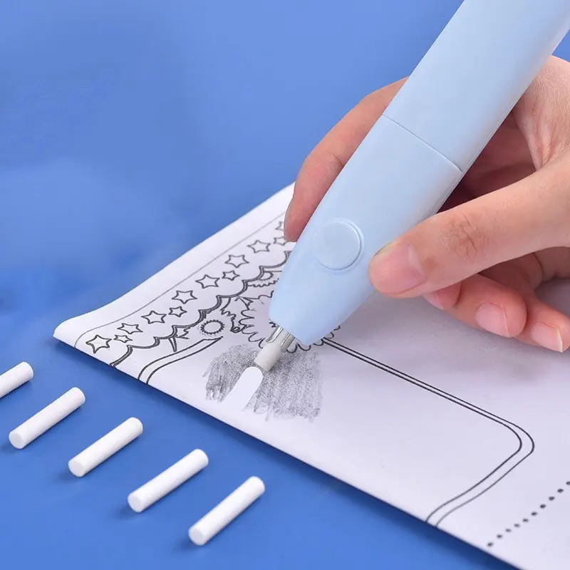 Automatic Eraser - Battery-Powered Electric Eraser for Sketching, No Trace Art Tool (Battery Not Included) - High Precision Creative Drawing