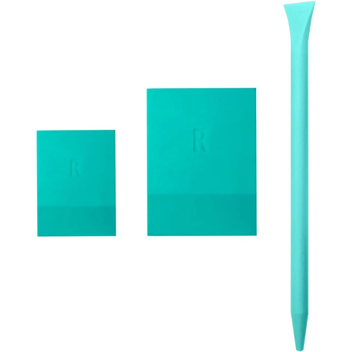 3Pack Mini Chalk Paste Squeegee Optimized for Mesh Backed Stencils and Transfers, Rubber Mini Squeegee for Screen Printing Ink and Chalk Paste