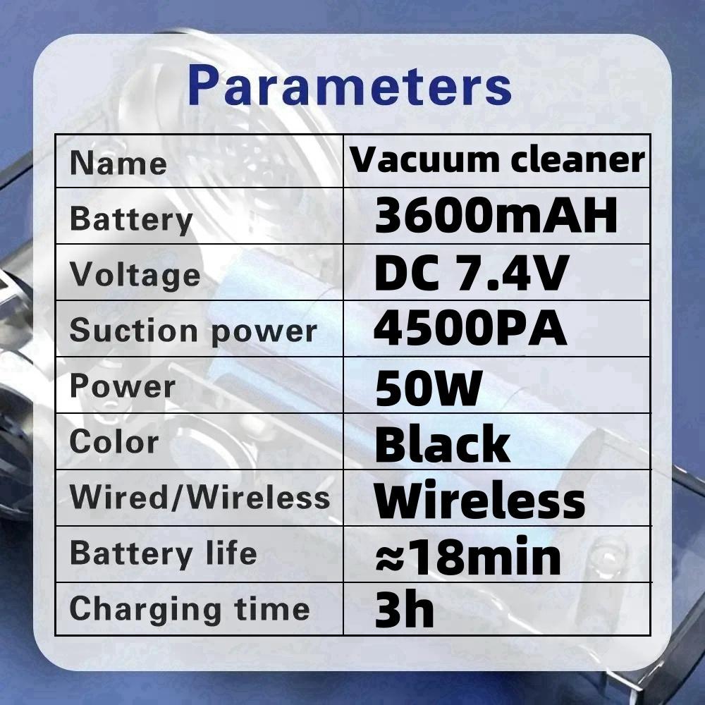 Portable Wireless Car Vacuum Cleaner, USB Charging Car Vacuum Cleaner with Long Hose & Brush & Flat Straw & Floor Brush & Filter, Multifunctional Car Cleaning Tool, Portable Car Vacuum Cleaner, Rechargeable Car Vacuum, High Efficiency Car Maintenance